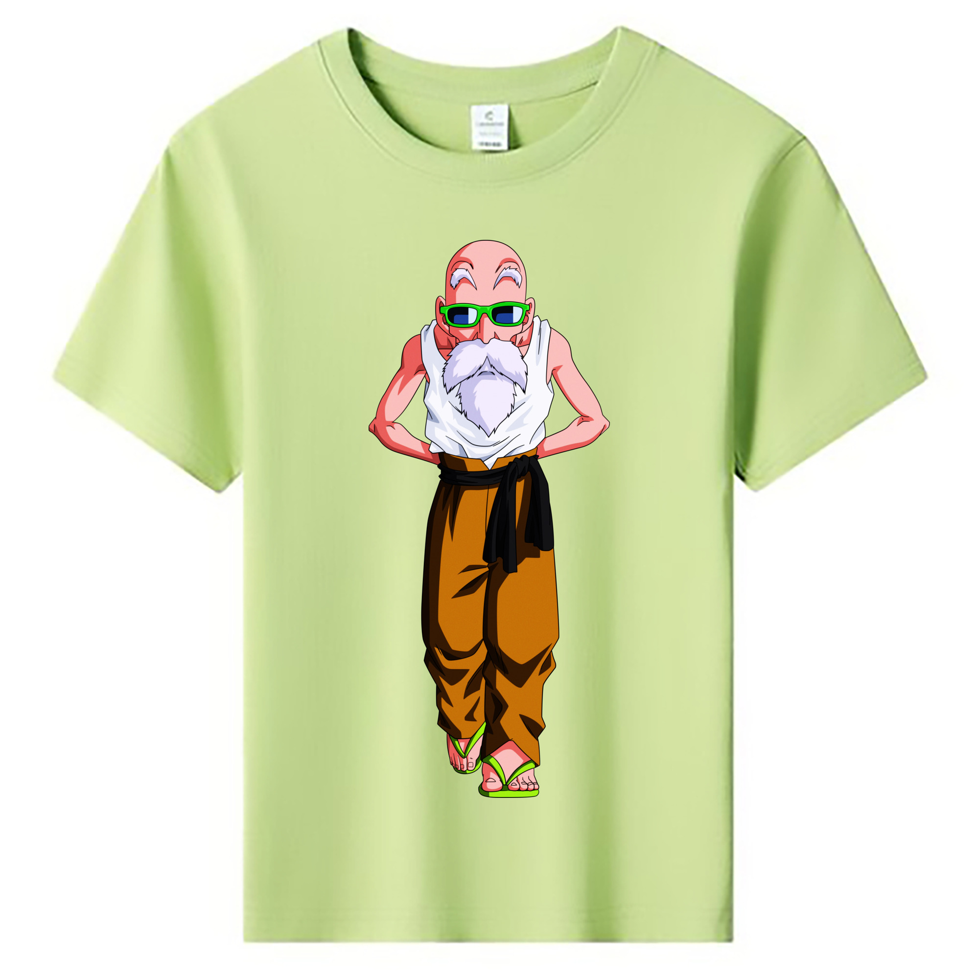 （画像用） ドラゴンボール 亀仙人（かめせんにん） DRAGON BALL Master Roshi Kame Sennin 綿100％キッズTシャツ（フロントプリント）